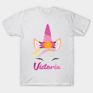 Name victoria unicorn T-Shirt